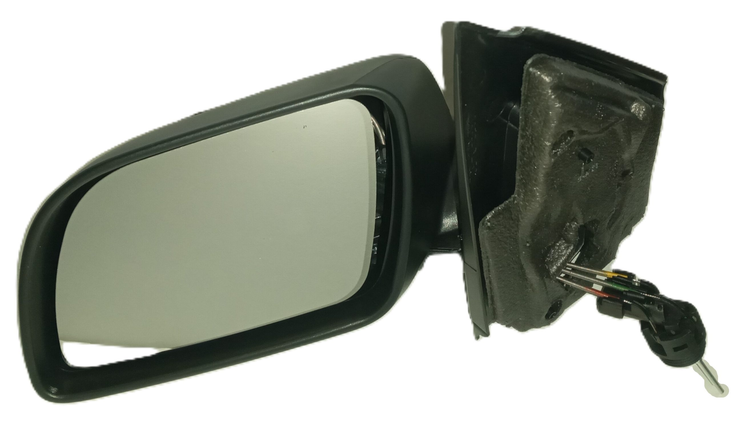 VW Polo 9N 2003-2005 Polo Vivo 2010-2014 Mirror Manual Complete Left hand side Passenger side Complete new non-OEM VWE2114